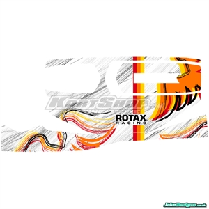 Stickers for Battery holder with Rotax logo, Kart Republic